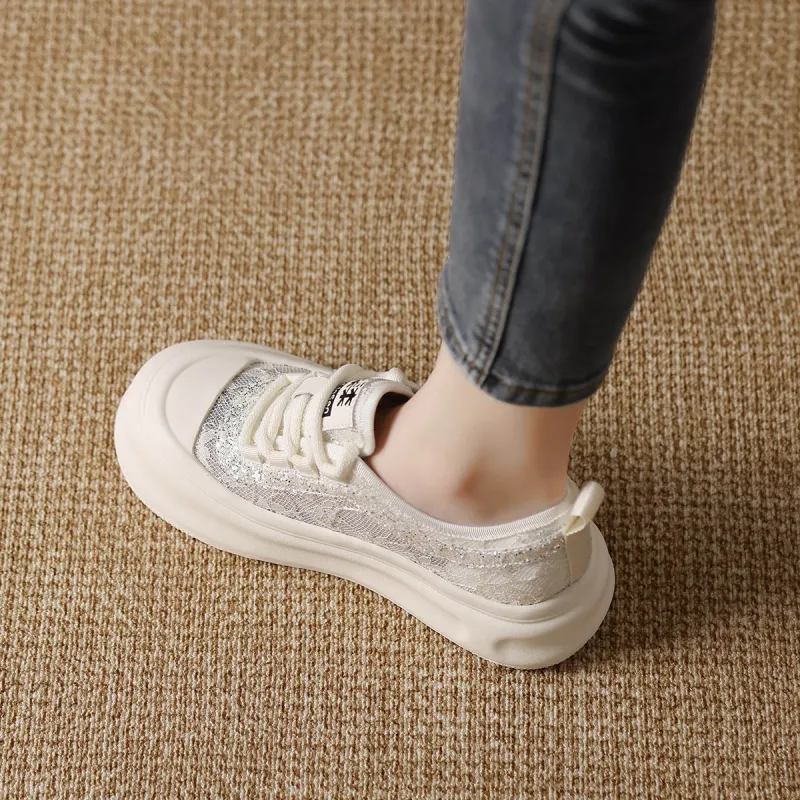 Mulinsen Abrasion Resistant Low Top Skateboard Shoes Women's-4