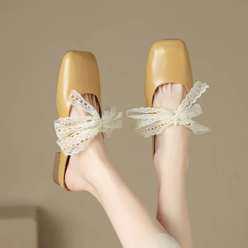Mulinsen Abrasion Resistant Closed Toe Slippers Women's-2