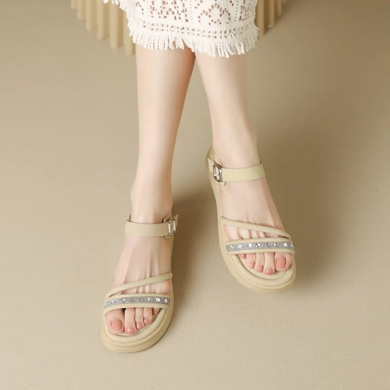Mulinsen One Strap Sandals Women's-4