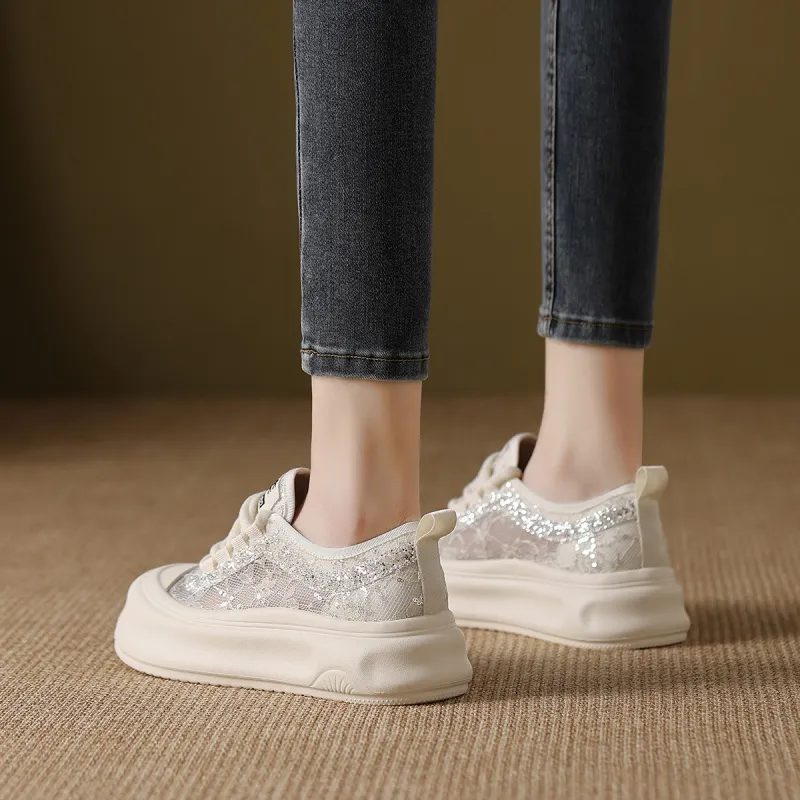 Mulinsen Abrasion Resistant Low Top Skateboard Shoes Women's-3