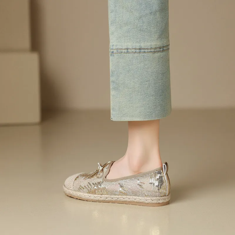 Mulinsen Espadrilles Women's Gold-7