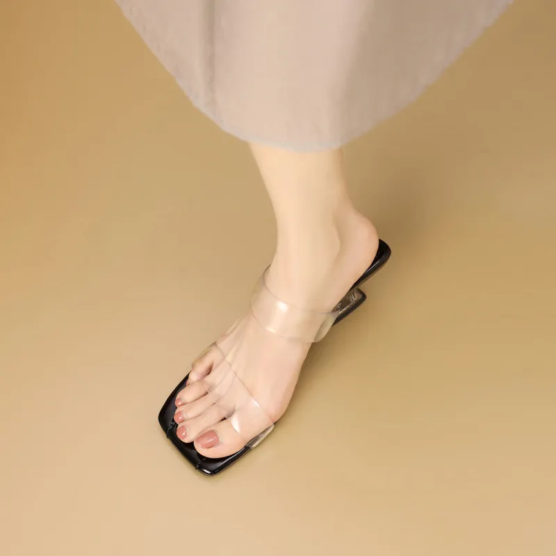 Mulinsen Stitching Crystal Abrasion Resistant Slide Slippers Women's-9