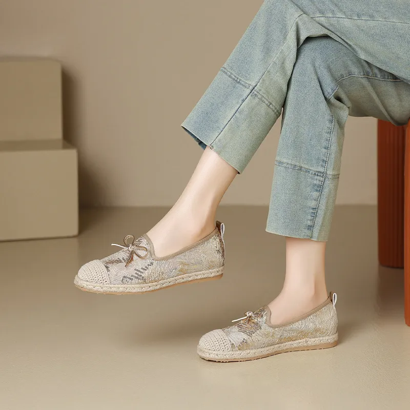 Mulinsen Espadrilles Women's Gold-1