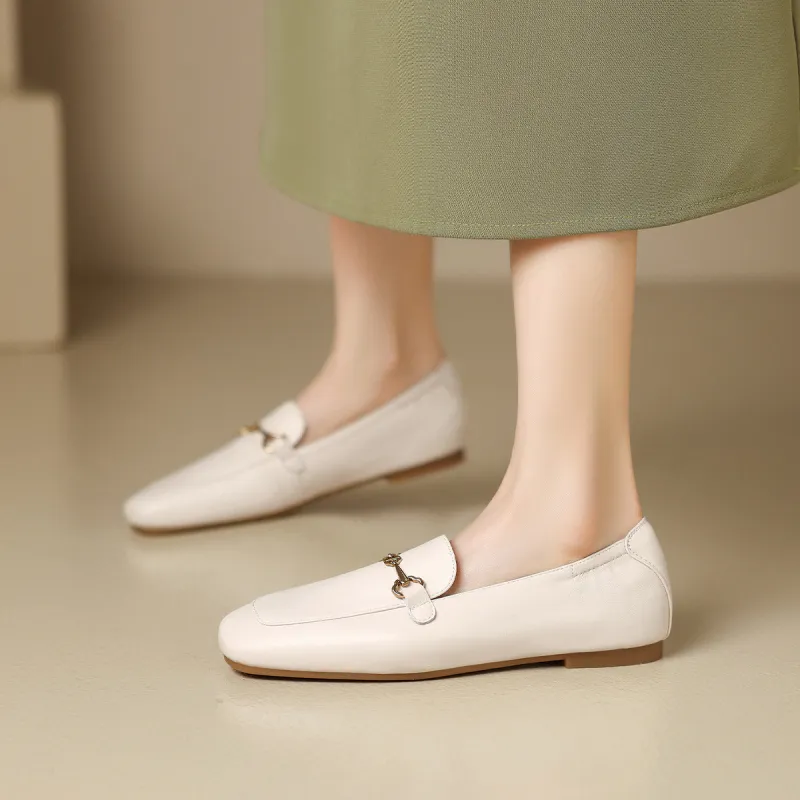 Mulinsen Loafers Women's Beige/Black-3