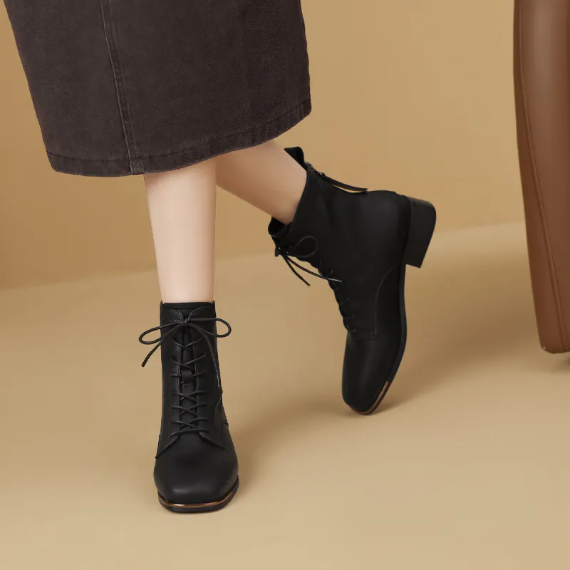 Mulinsen Fashion Boots Ankle Boots Approx. 3.6cm Women's-11