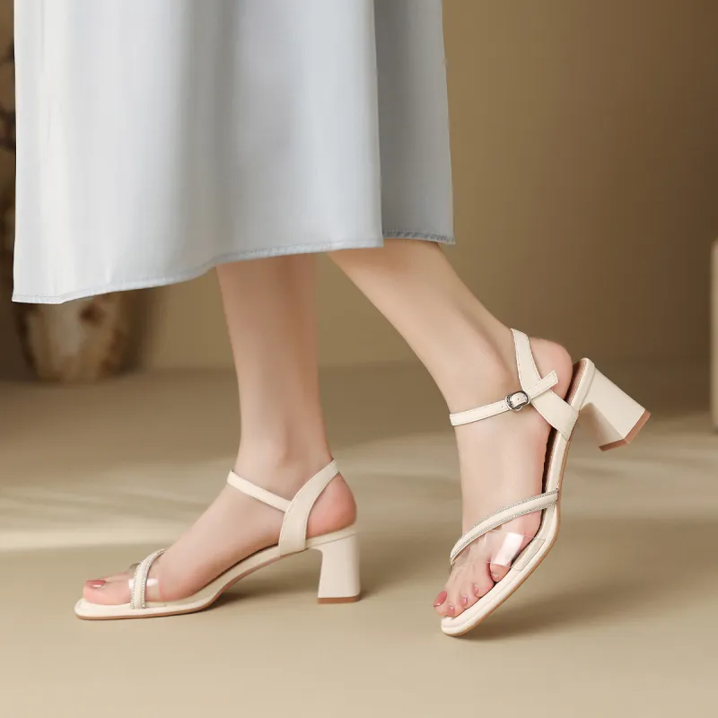Mulinsen One Strap Sandals 5.5CM Women's-10