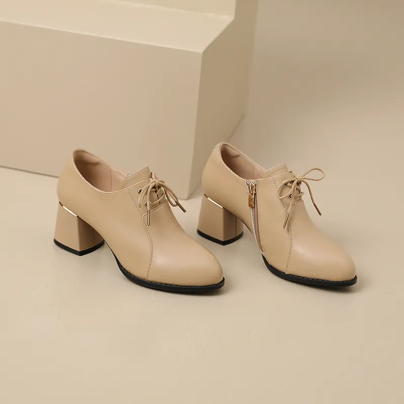 Mulinsen Chunky Heel High Heels 6.0cm Women's-12