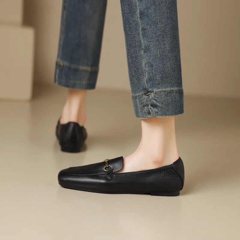 Mulinsen Loafers Women's Beige/Black-11