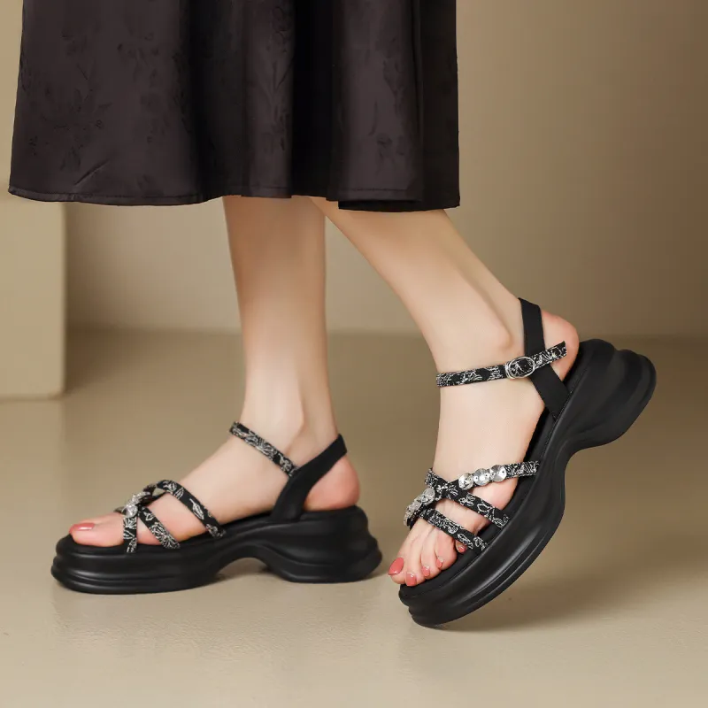 Mulinsen One Strap Sandals Women's-10