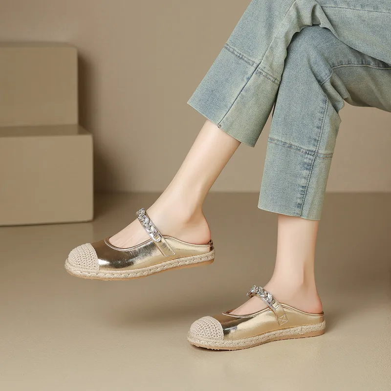 Mulinsen Abrasion-Resistant Quick Dry Wrap-toe Slippers Women's-2