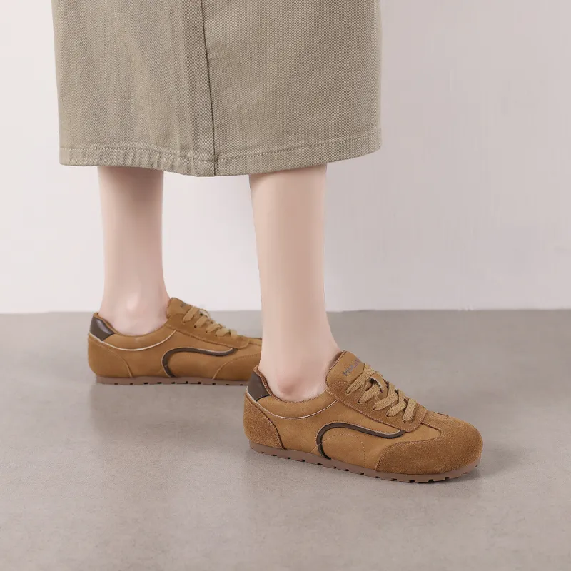 Mulinsen German Army Trainers Anti-Slip And Wear-Resistant Lightweight Low-Top Casual Shoes Women's-9