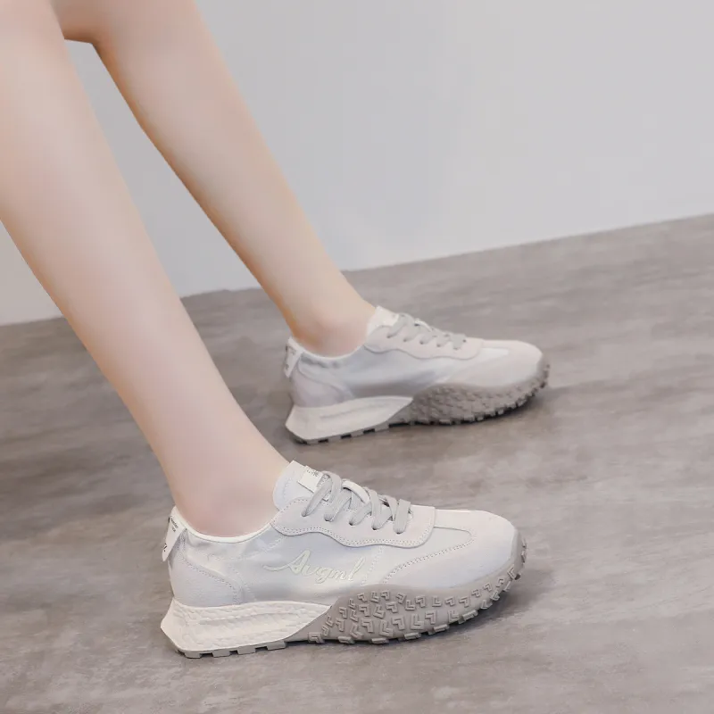Mulinsen German Army Trainers Lightweight Wear-Resistant And Slip-Resistant Low-Top Casual Shoes Women's-1