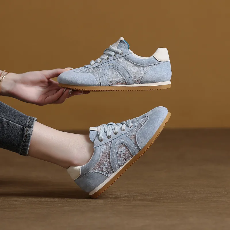 Mulinsen German Army Trainers Abrasion Resistant, Breathable, Lightweight Low Top Casual Shoes Women's-7
