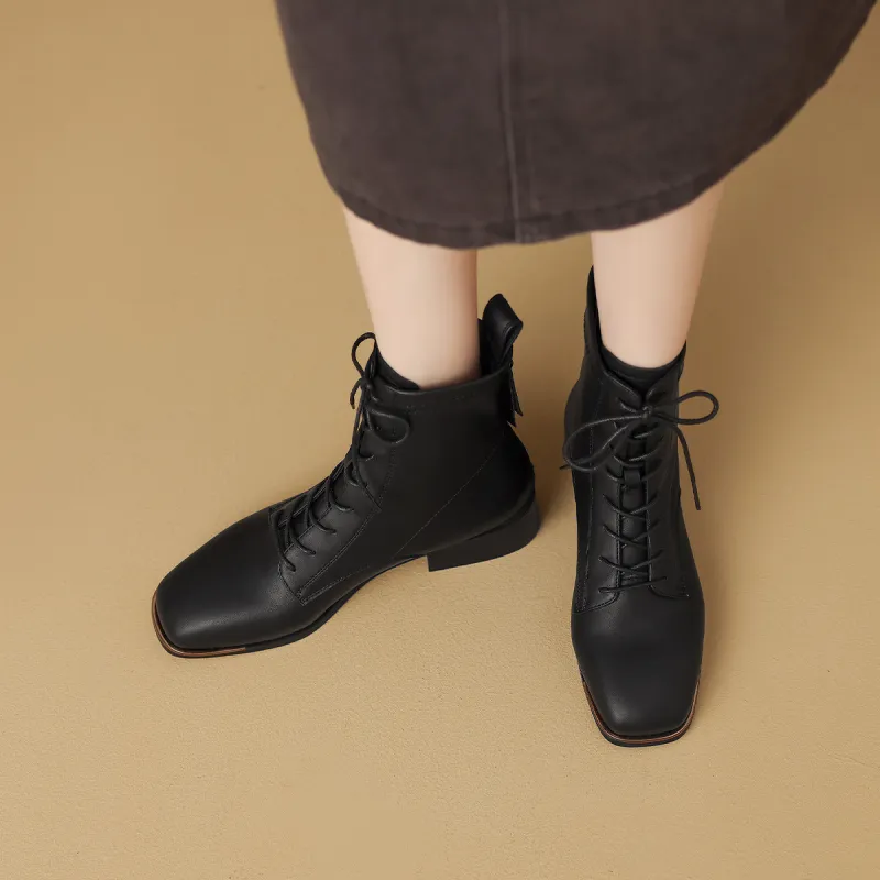 Mulinsen Fashion Boots Ankle Boots Approx. 3.6cm Women's-9