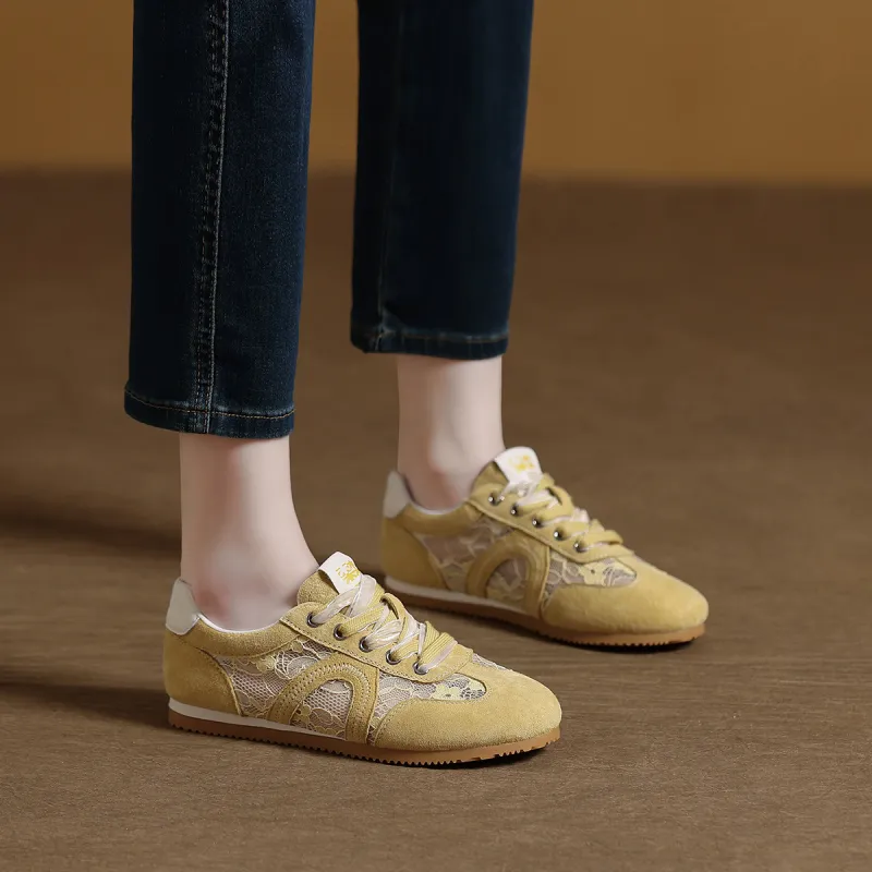 Mulinsen German Army Trainers Abrasion Resistant, Breathable, Lightweight Low Top Casual Shoes Women's-2