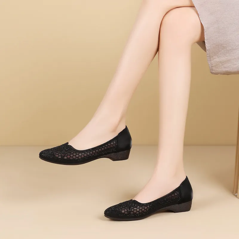 Mulinsen Mom Shoes Women's Casual Shoes Approx. 2.5CM Women's-11
