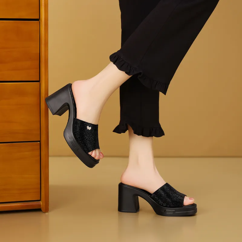 Mulinsen Abrasion Resistant Slide Slippers Women's-7