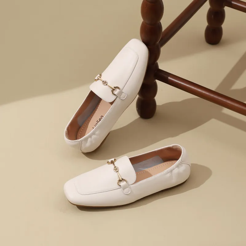 Mulinsen Loafers Women's Beige/Black-5