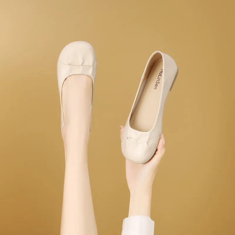 Mulinsen Casual Single Shoes Approx. 1.2cm Women's-9
