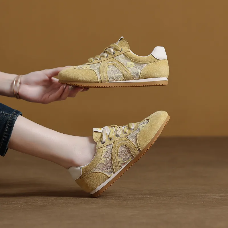 Mulinsen German Army Trainers Abrasion Resistant, Breathable, Lightweight Low Top Casual Shoes Women's-3