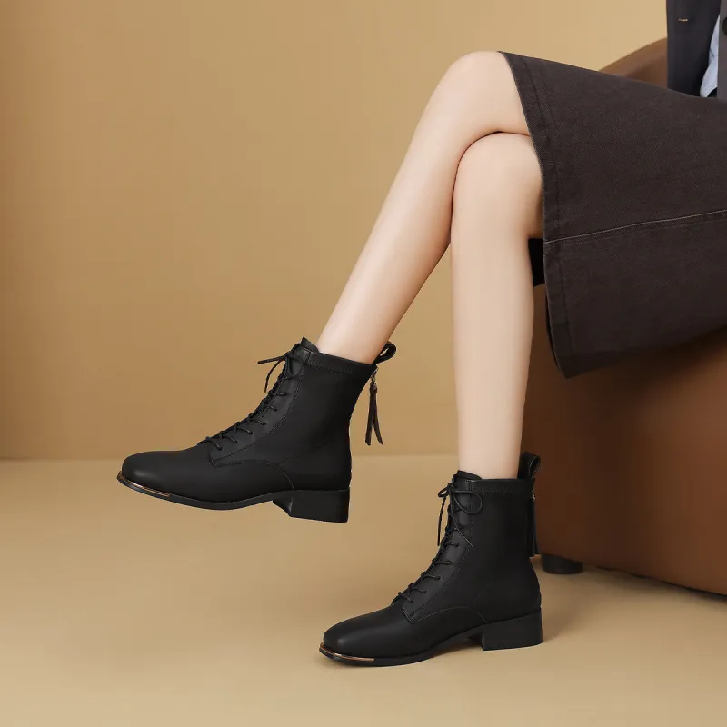 Mulinsen Fashion Boots Ankle Boots Approx. 3.6cm Women's-12