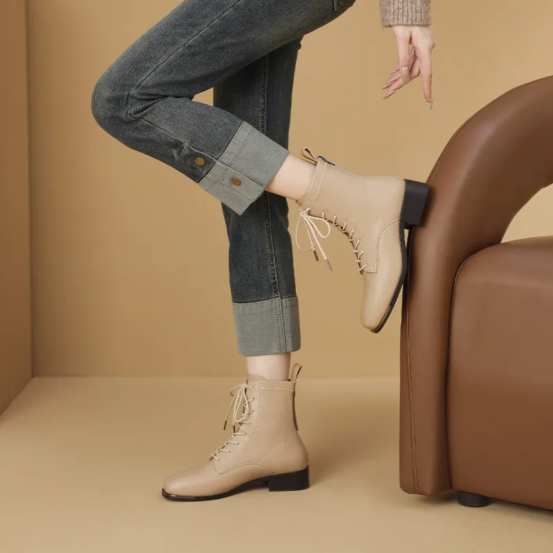 Mulinsen Fashion Boots Ankle Boots Approx. 3.6cm Women's-2