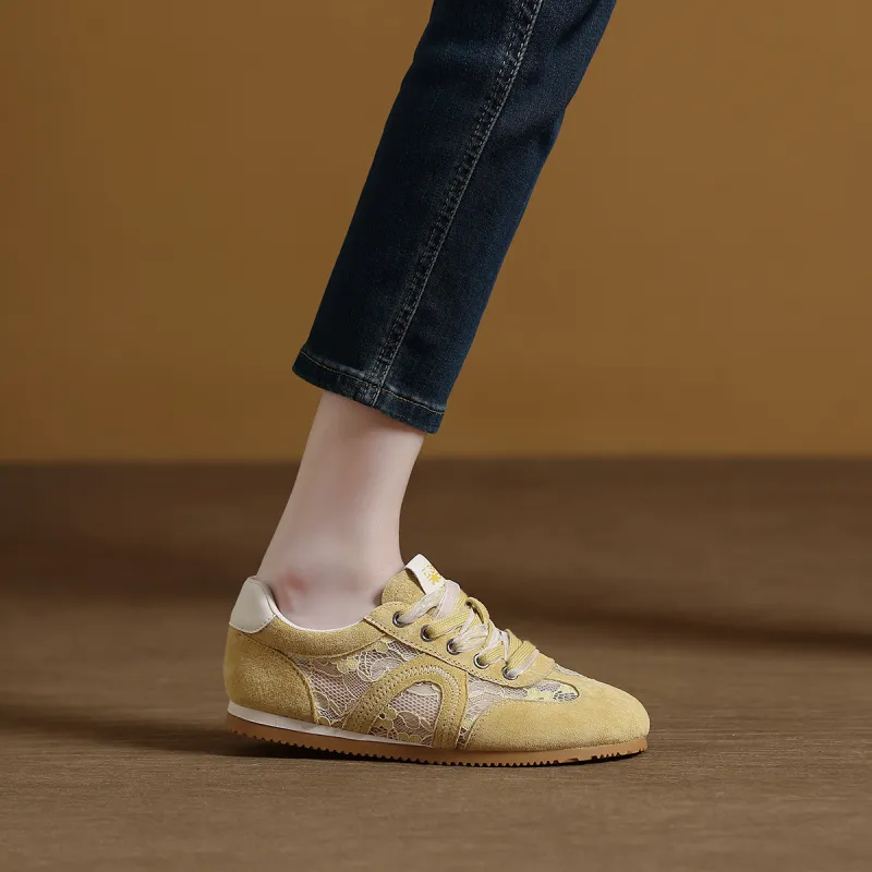 Mulinsen German Army Trainers Abrasion Resistant, Breathable, Lightweight Low Top Casual Shoes Women's-1