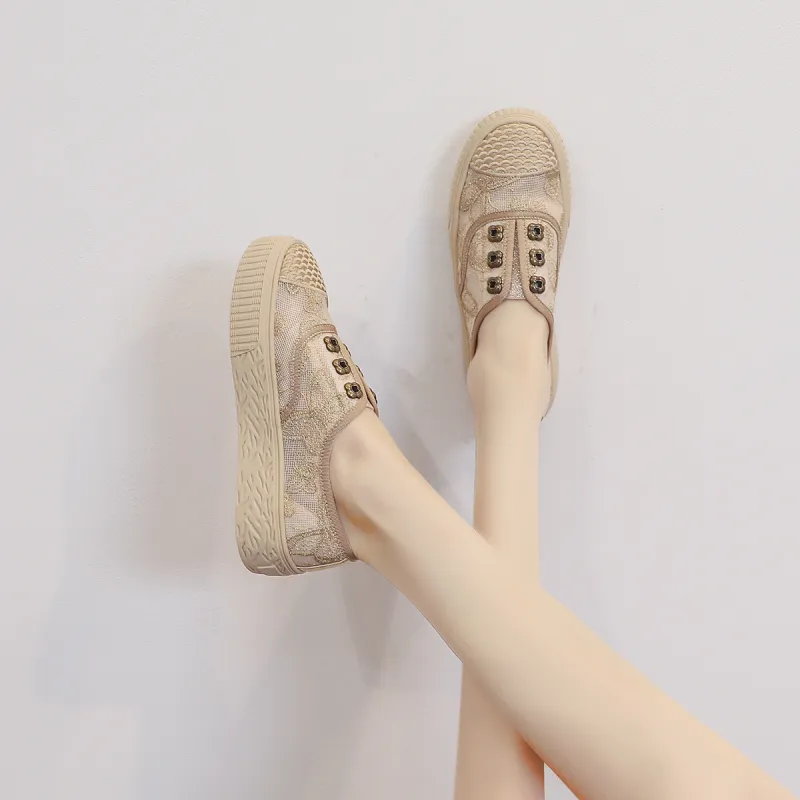 Mulinsen Espadrilles Women's Casual Shoes Approx. 3.5cm Women's-8