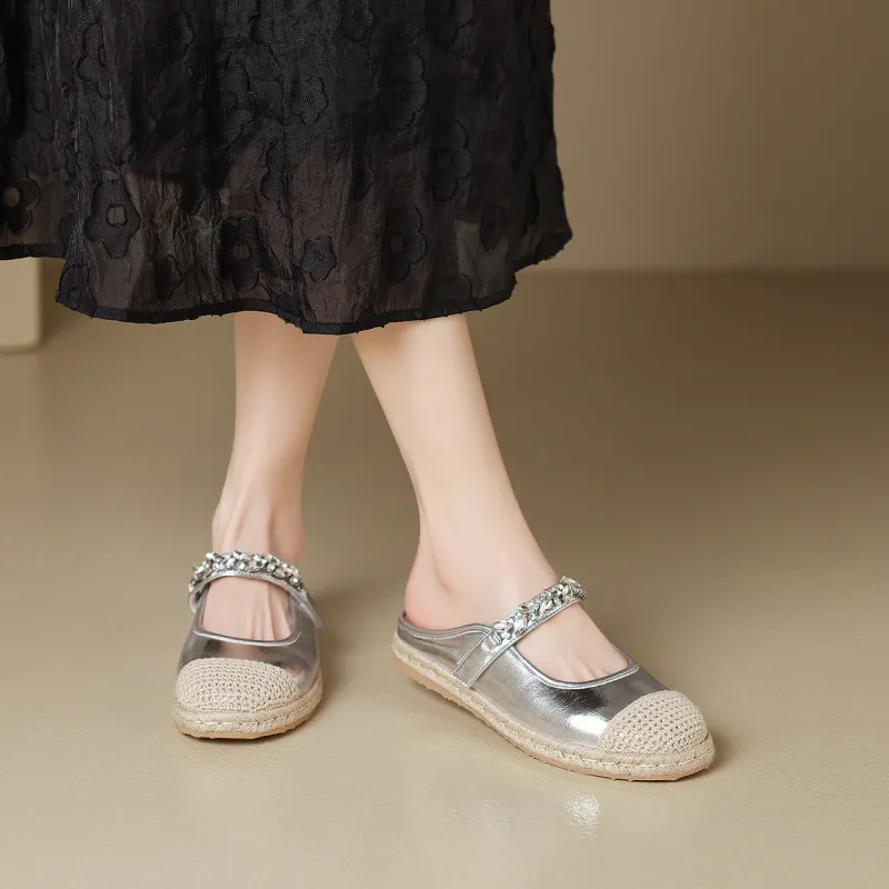 Mulinsen Abrasion-Resistant Quick Dry Wrap-toe Slippers Women's-9