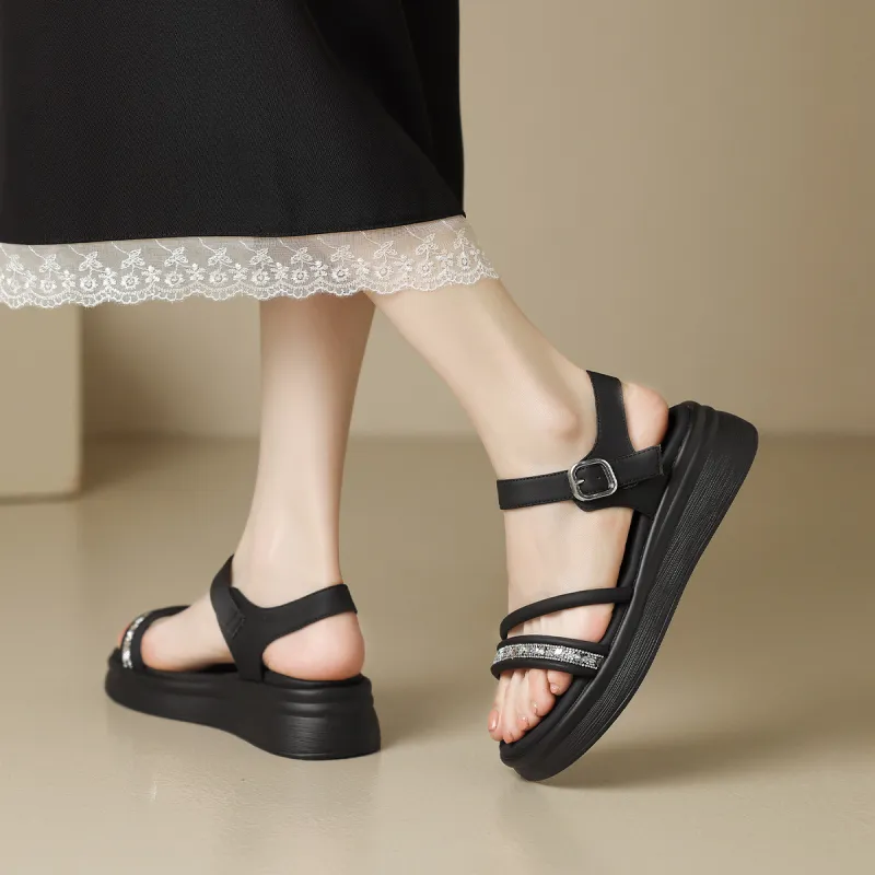 Mulinsen One Strap Sandals Women's-9