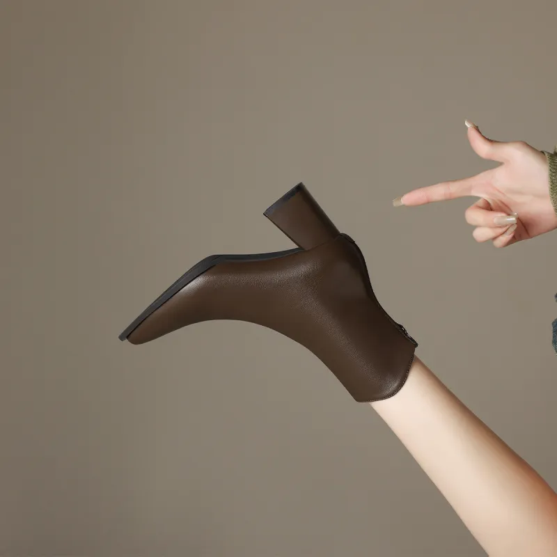 Mulinsen Ankle Boots Approx. 6.3cm Women's-2