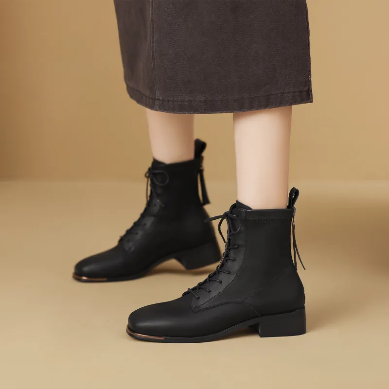 Mulinsen Fashion Boots Ankle Boots Approx. 3.6cm Women's-10