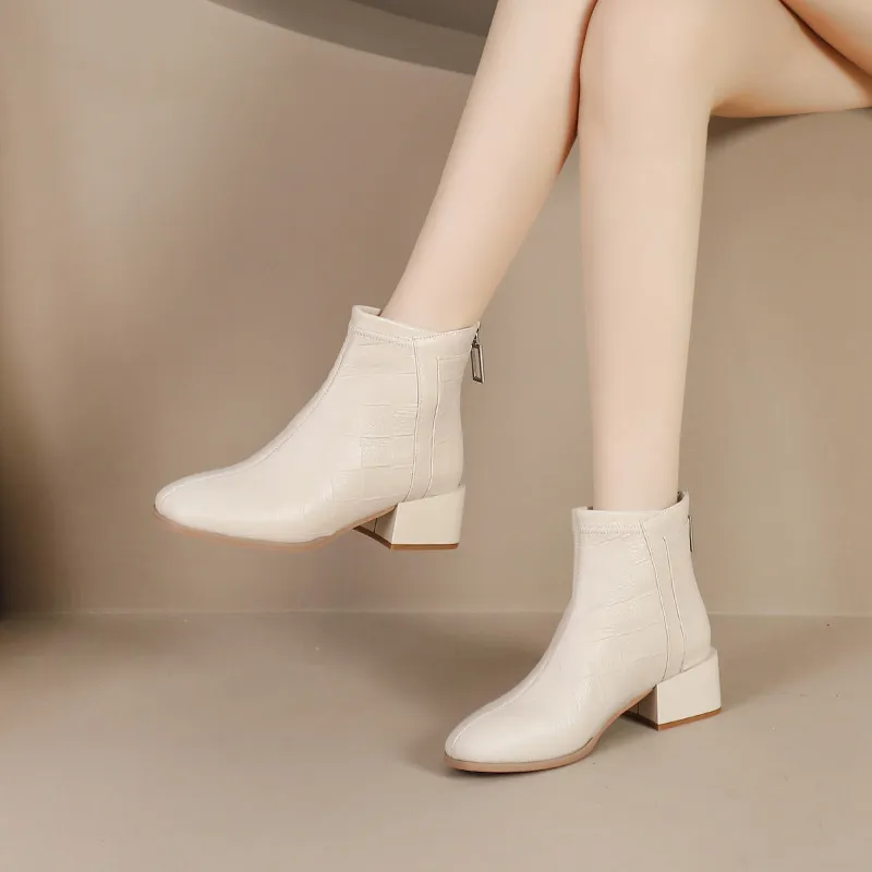Mulinsen Ankle Boots 4.8cm Women's-12