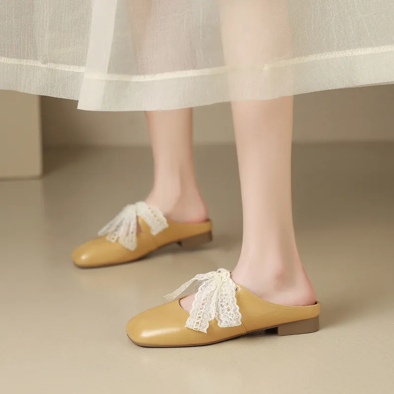 Mulinsen Abrasion Resistant Closed Toe Slippers Women's-5
