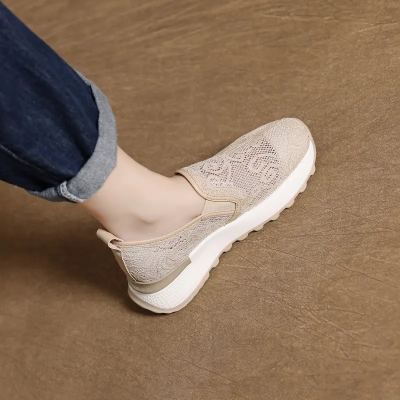 Mulinsen Espadrilles Abrasion Resistant, Lightweight, And Breathable Low Top Casual Shoes Women's-1