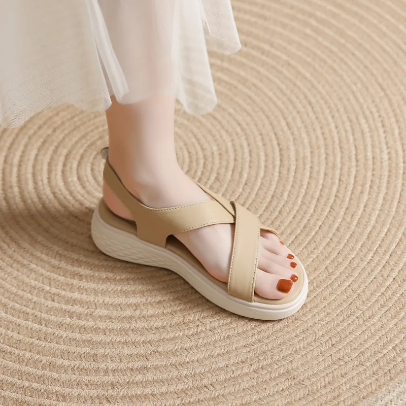 Mulinsen One Strap Sandals 4.5CM Women's-4