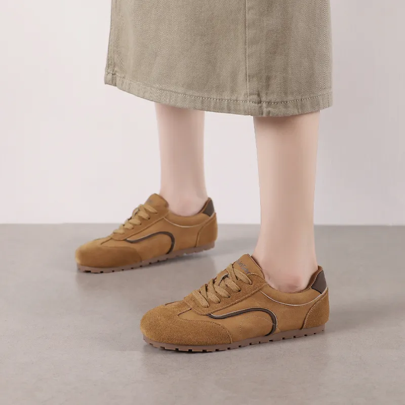 Mulinsen German Army Trainers Anti-Slip And Wear-Resistant Lightweight Low-Top Casual Shoes Women's-11