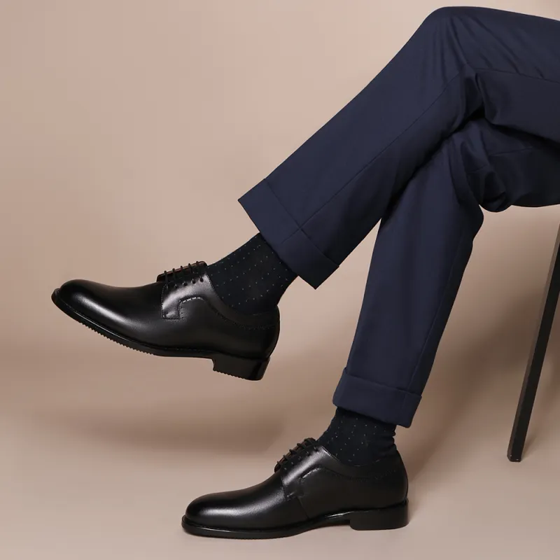 BOSSSUNWEN Dress Shoes Men's Black-6
