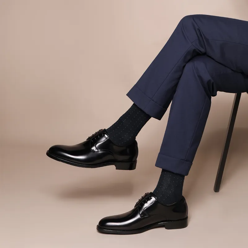 BOSSSUNWEN Dress Shoes Men's Black-6