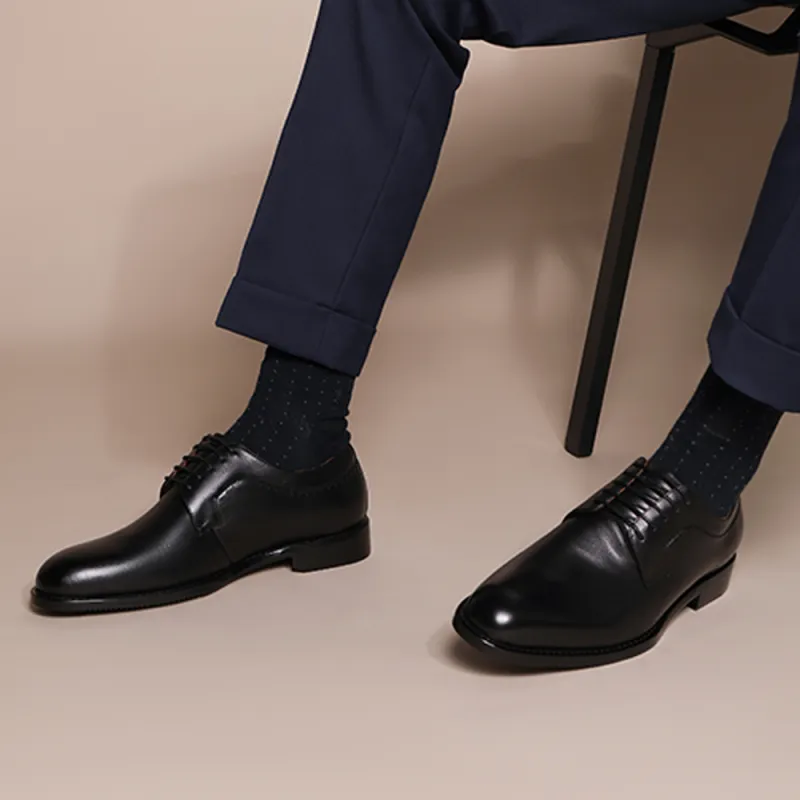 BOSSSUNWEN Dress Shoes Men's Black-8