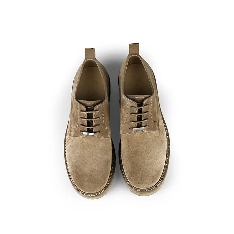 BOSSSUNWEN Men's Casual Shoes Men's Misty Rain Gray-3