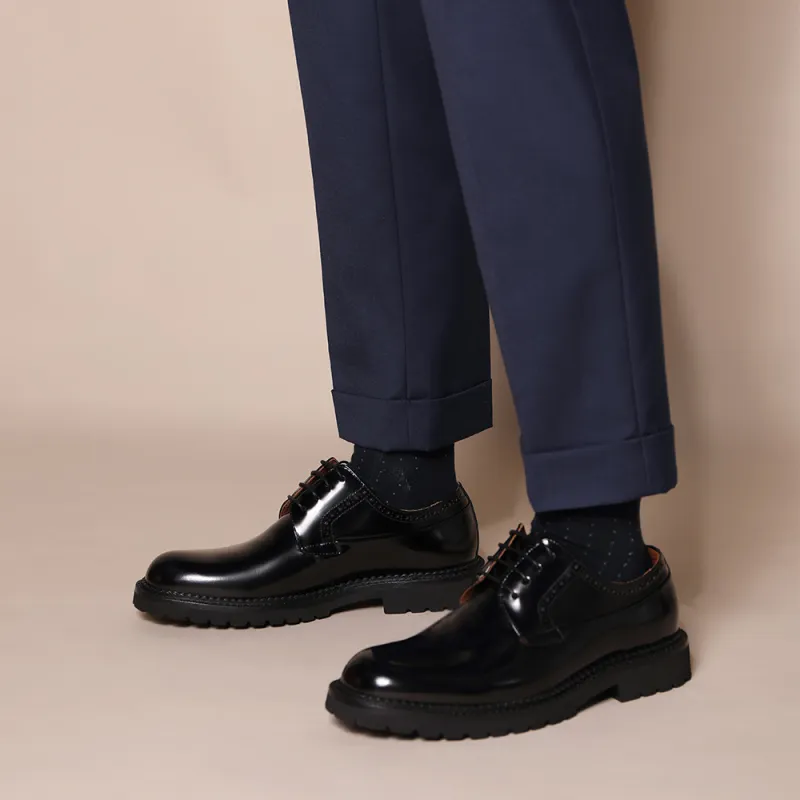 BOSSSUNWEN Dress Shoes Men's Black-7