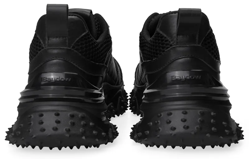BOSSSUNWEN Low Top Chunky Sneakers Men's Black-3