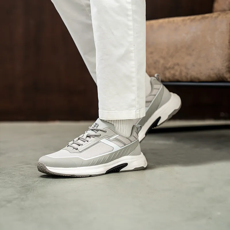 BOSSSUNWEN Casual Shoes Men's Glacier Gray-3