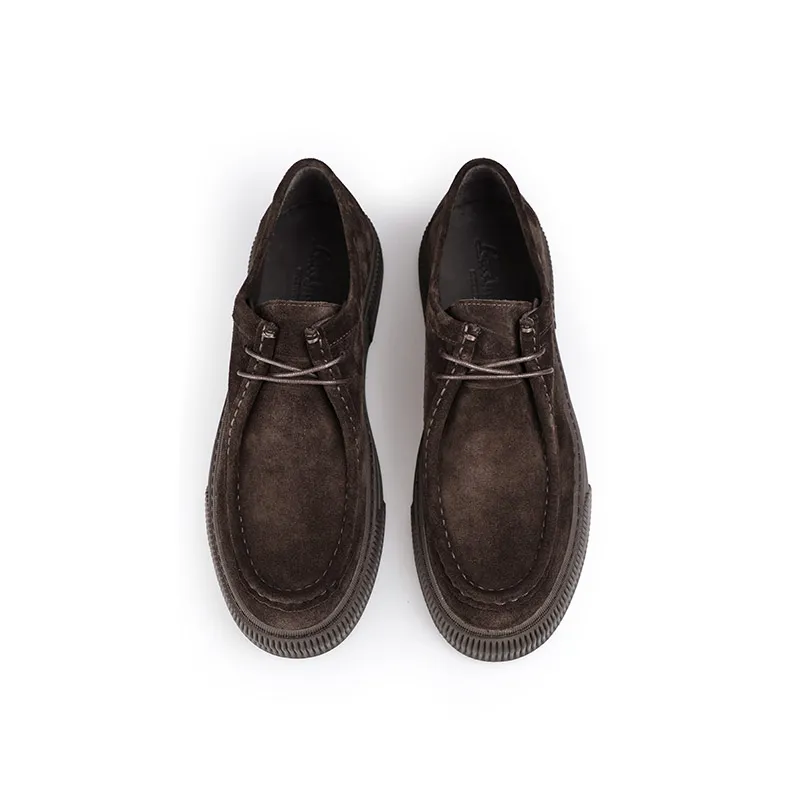 BOSSSUNWEN Casual Shoes Men's Mud Brown-3
