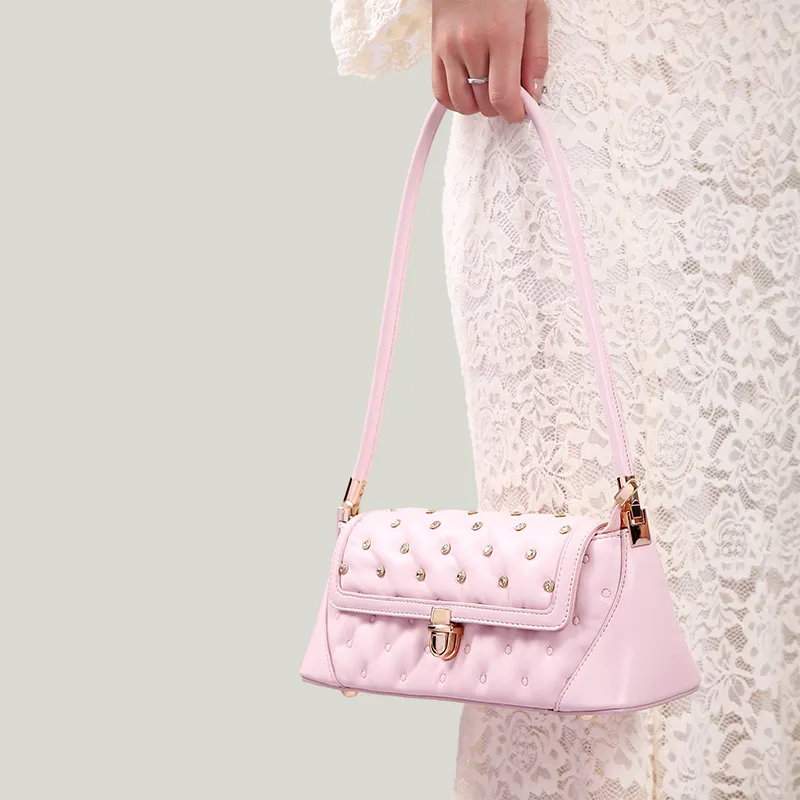 Carit&Koty PU Baguette Bag Shoulder Bag Regular Women's Pink-4