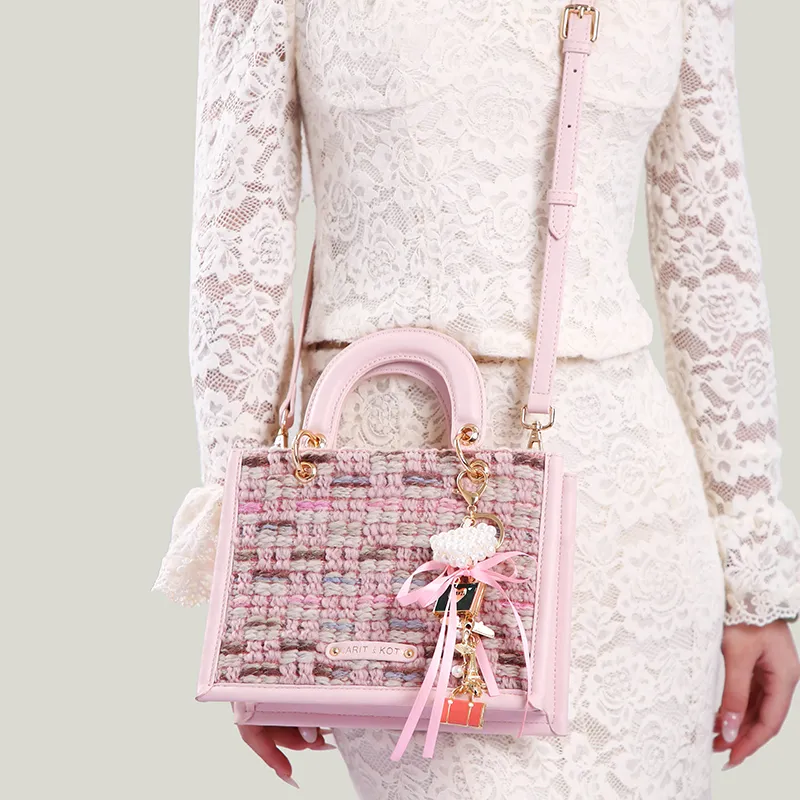 Carit&Koty PU Polyurethane Handbag Regular Women's Pink-5