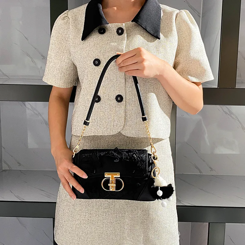 Carit&Koty Polyurethane Synthetic Leather Handbag Shoulder Bag Crossbody Bag Medium Size Women's Pink White Black-23