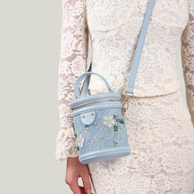 Carit&Koty PU Handbag Women's Blue-6