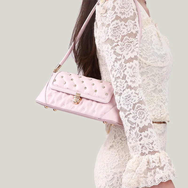 Carit&Koty PU Baguette Bag Shoulder Bag Regular Women's Pink-6
